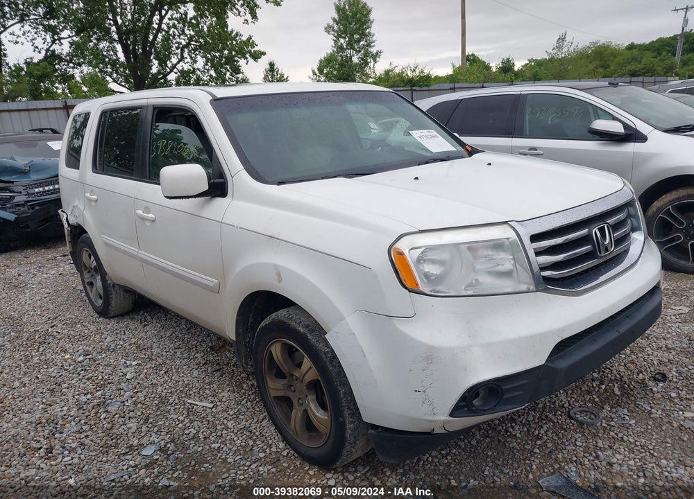 2012 HONDA PILOT EX-L VIN: 5FNYF3H68CB044202