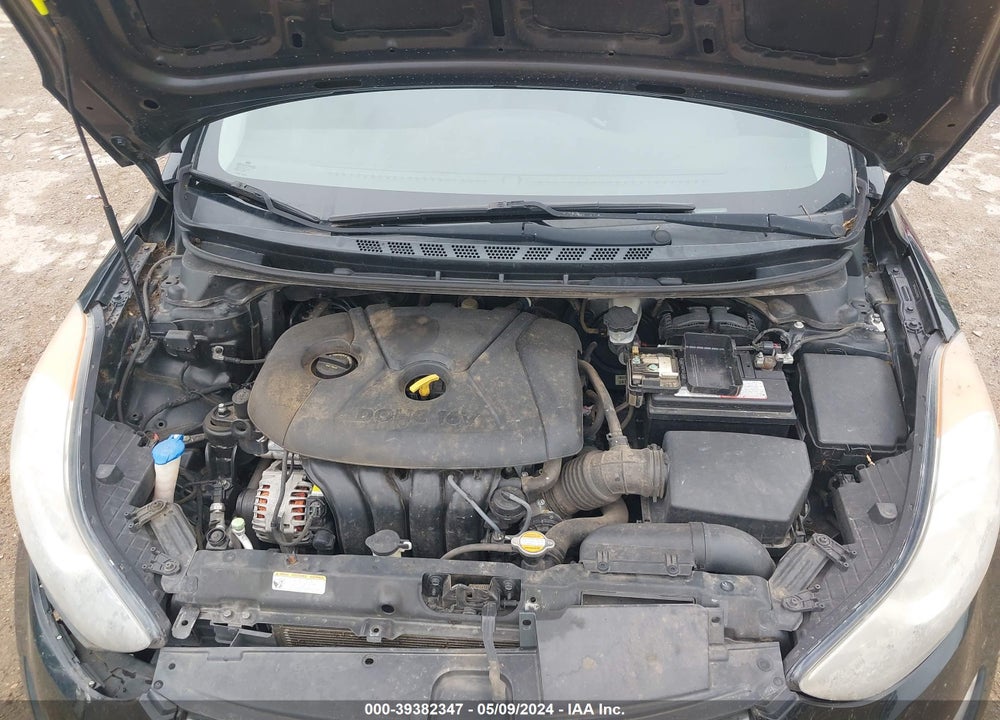 2012 HYUNDAI ELANTRA LIMITED VIN: 5NPDH4AE9CH116817