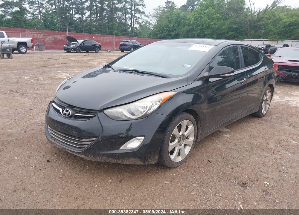 2012 HYUNDAI ELANTRA LIMITED VIN: 5NPDH4AE9CH116817