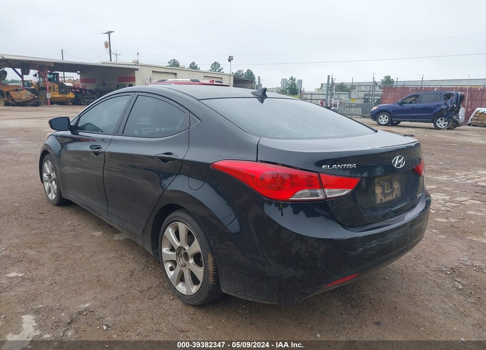 2012 HYUNDAI ELANTRA LIMITED VIN: 5NPDH4AE9CH116817