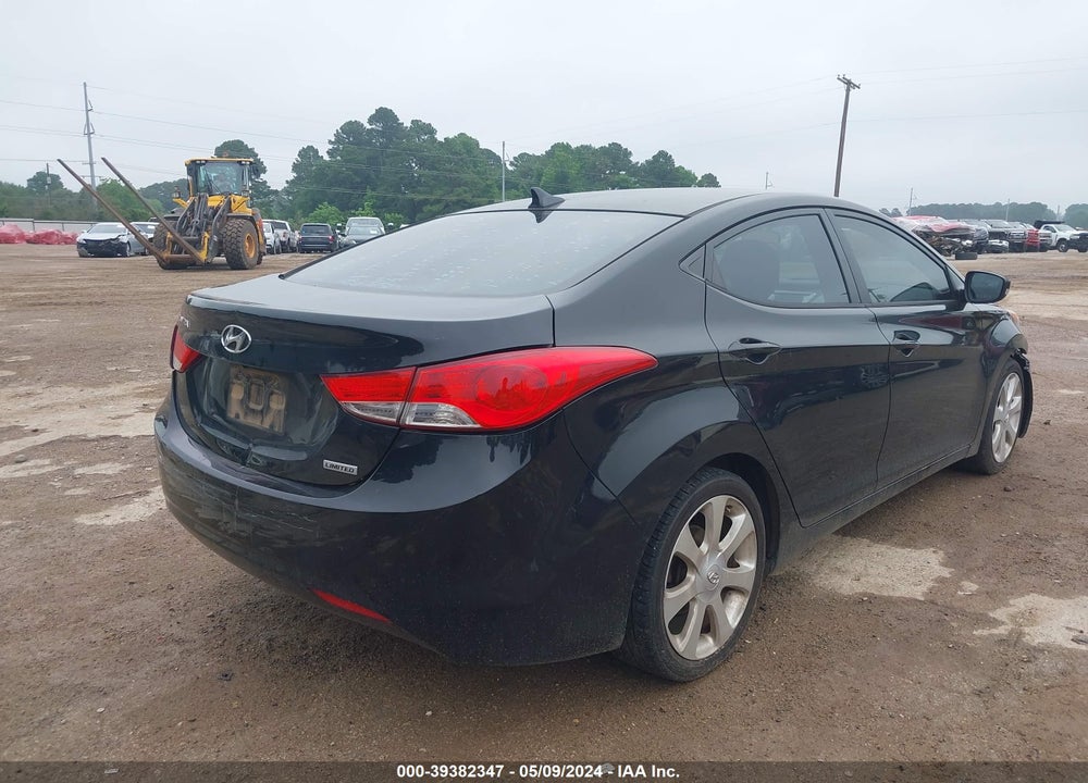 2012 HYUNDAI ELANTRA LIMITED VIN: 5NPDH4AE9CH116817