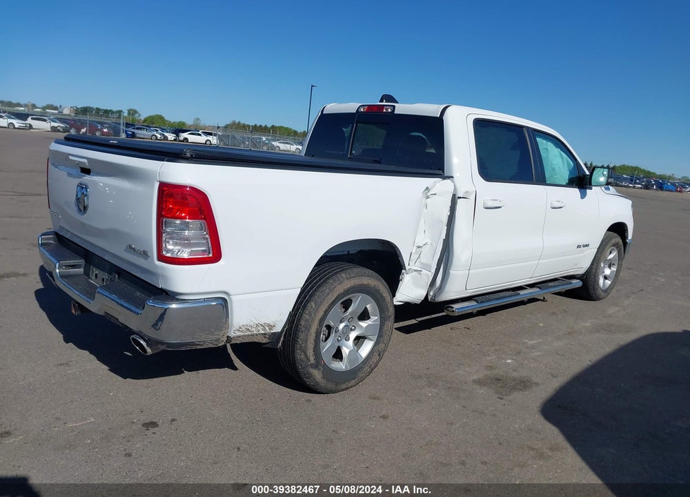 2022 RAM 1500 BIG HORN 4X4 6'4 BOX VIN: 1C6SRFMT6NN239852