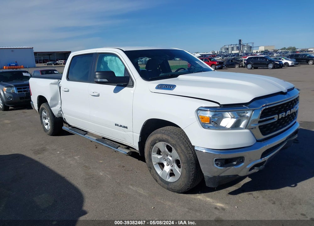 2022 RAM 1500 BIG HORN 4X4 6'4 BOX VIN: 1C6SRFMT6NN239852