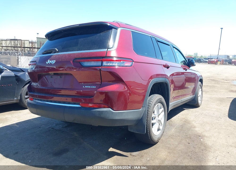 2022 CHEROKEE JEEP GRAND  L LAREDO 4X4 VIN: 1C4RJKAG6N8519512