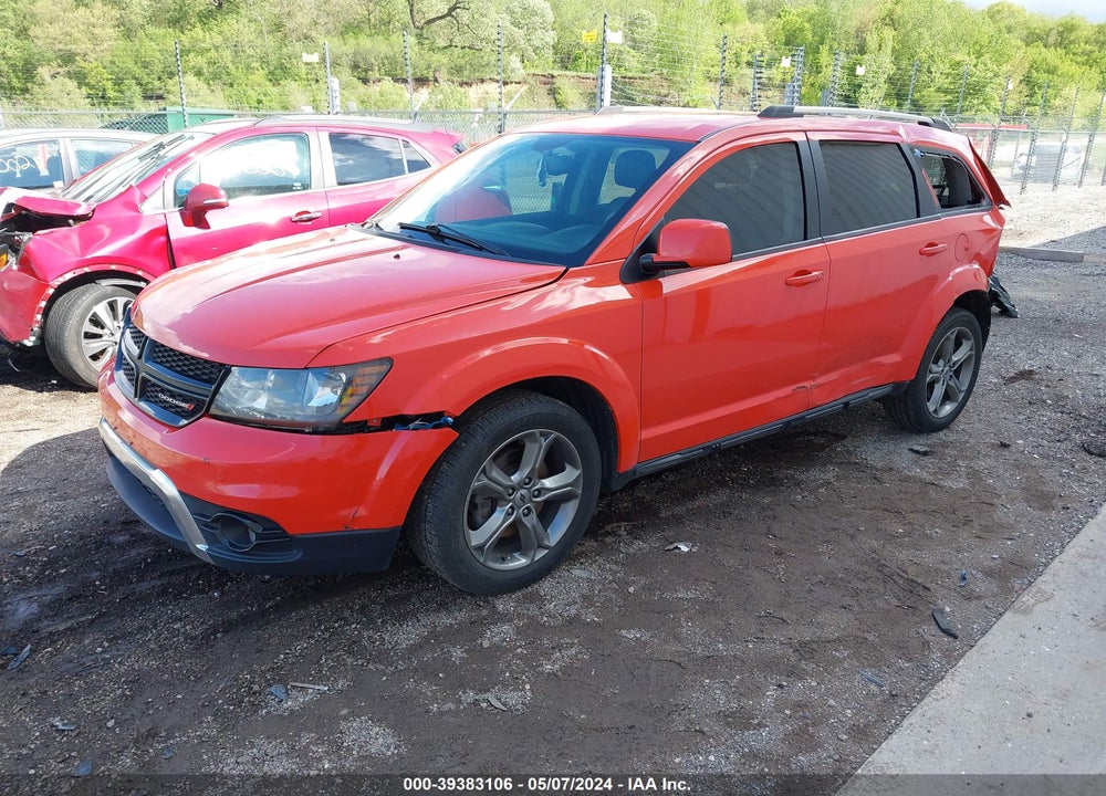 2018 DODGE JOURNEY CROSSROAD VIN: 3C4PDCGB7JT158187
