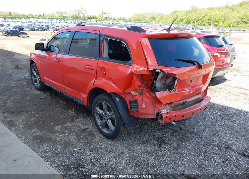 2018 DODGE JOURNEY CROSSROAD VIN: 3C4PDCGB7JT158187