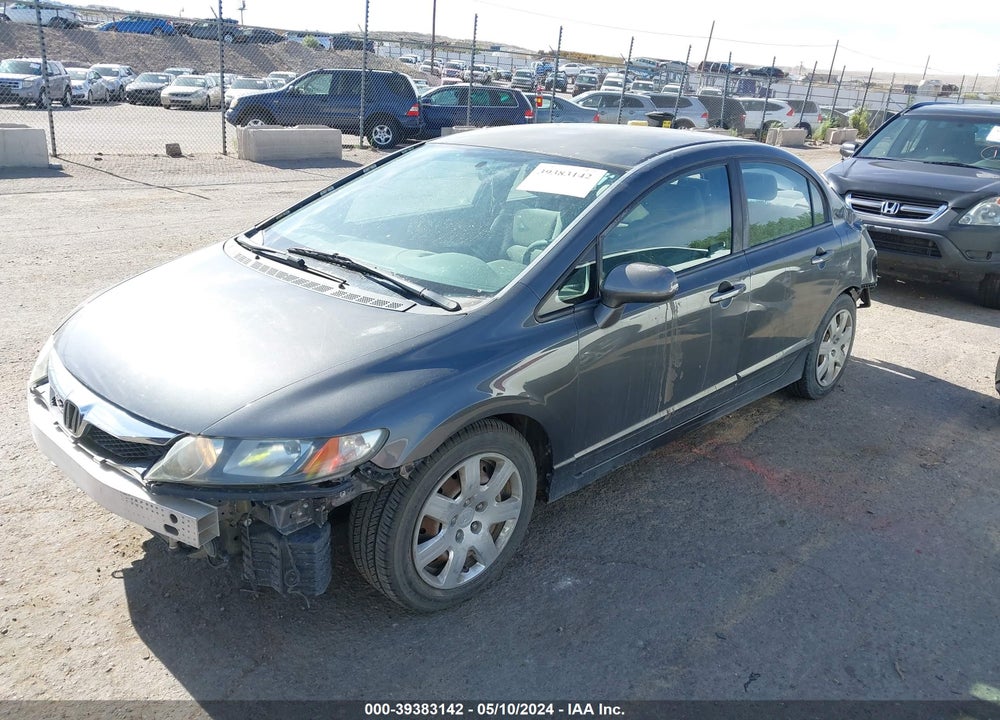2010 HONDA CIVIC LX VIN: 2HGFA1F50AH579604