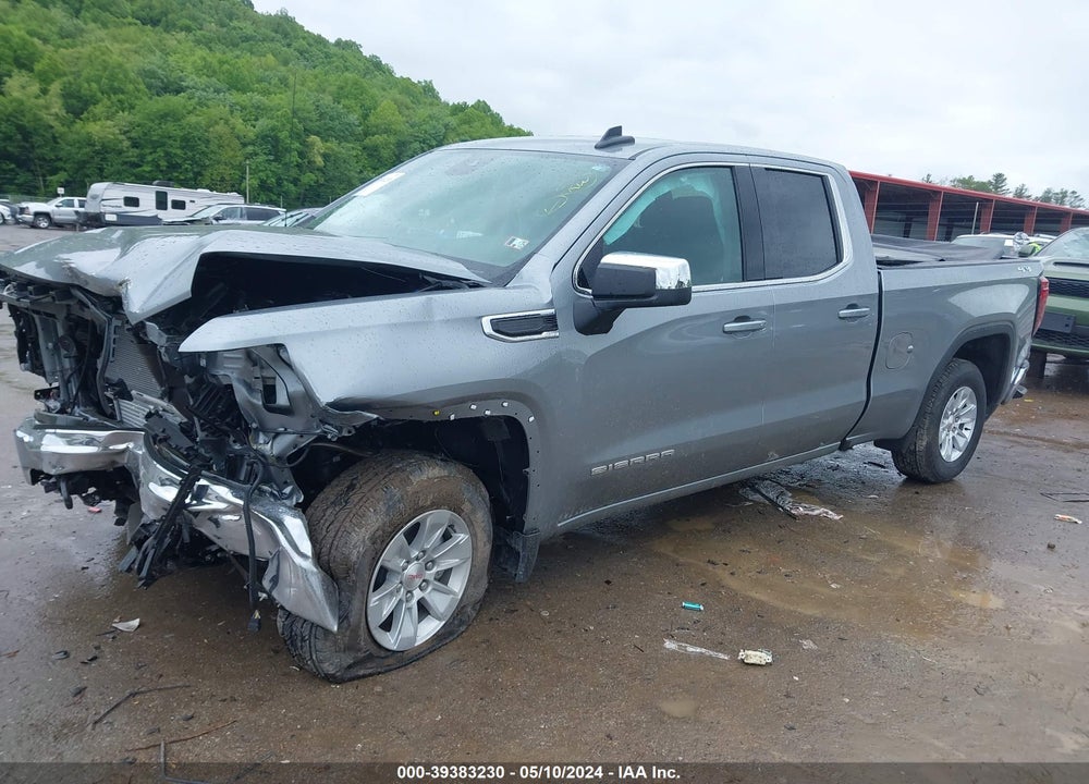 2024 GMC SIERRA 1500 4WD DOUBLE CAB STANDARD BOX SLE VIN: 1GTRUBEK8RZ299621