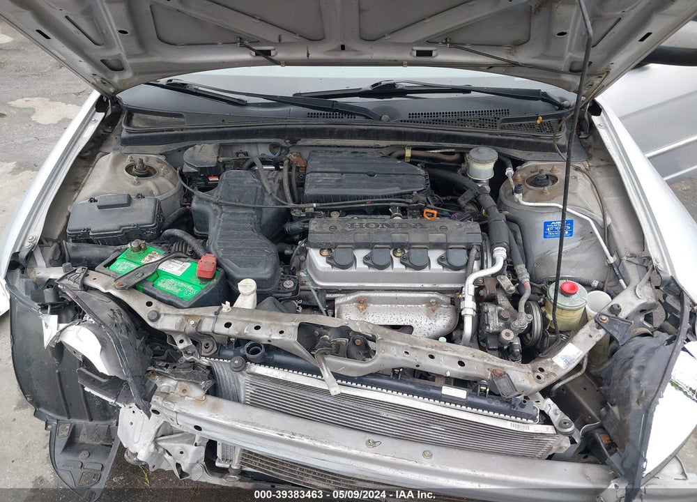2002 HONDA CIVIC LX VIN: 2HGES16532H572771
