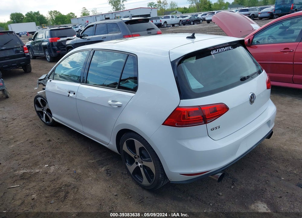 2015 VOLKSWAGEN GOLF GTI 2.0T SE 4-DOOR VIN: 3VW5T7AU4FM079277