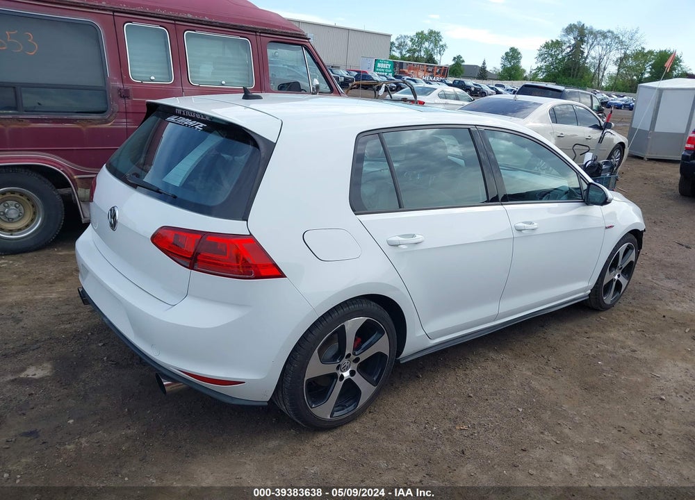 2015 VOLKSWAGEN GOLF GTI 2.0T SE 4-DOOR VIN: 3VW5T7AU4FM079277