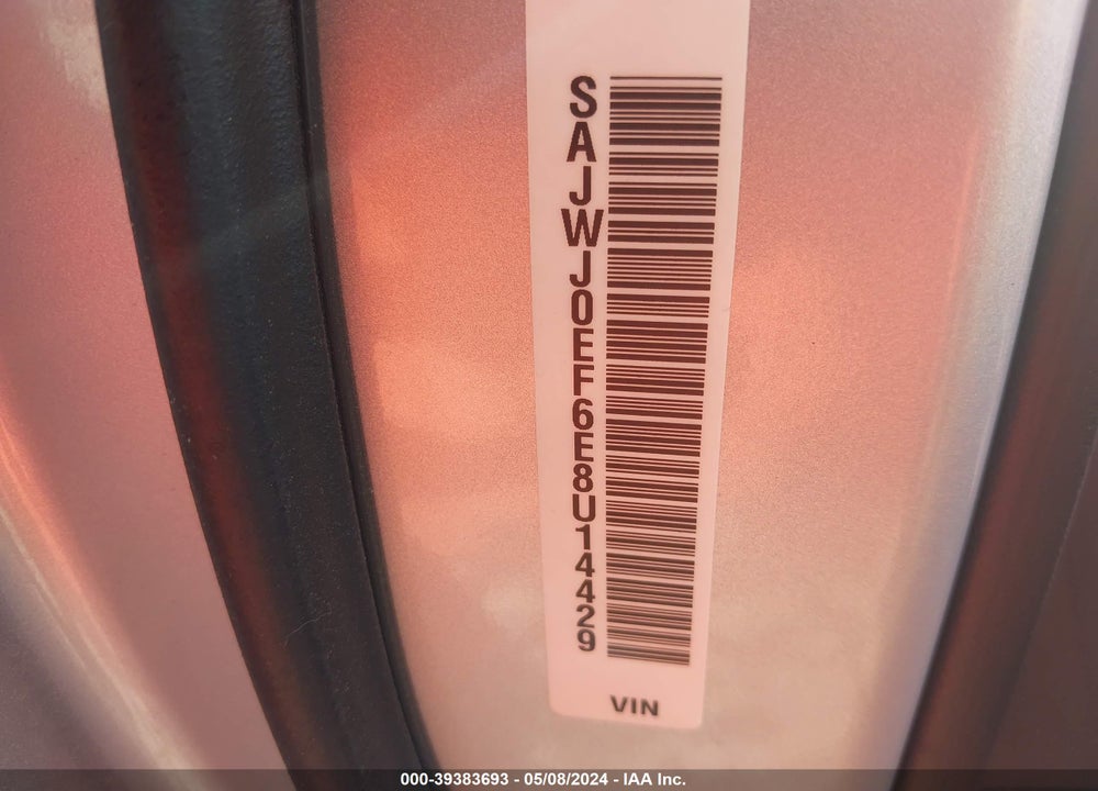 2014 JAGUAR XF V6 SC VIN: SAJWJ0EF6E8U14429