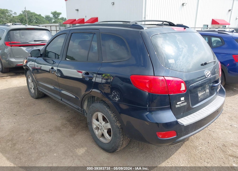 2007 HYUNDAI SANTA FE GLS VIN: 5NMSG13D57H064862