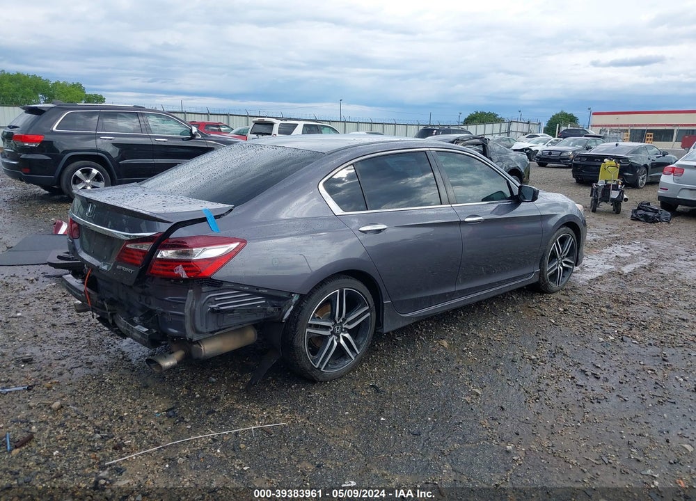 2017 HONDA ACCORD SPORT VIN: 1HGCR2F54HA250088