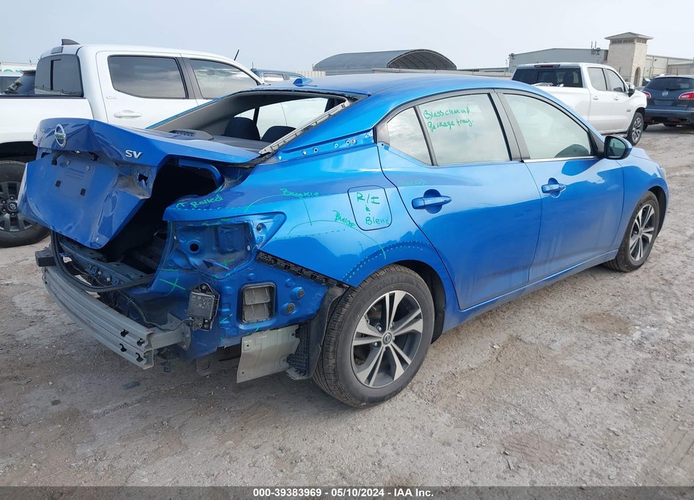 2022 NISSAN SENTRA VIN: 3N1AB8CV8NY252499