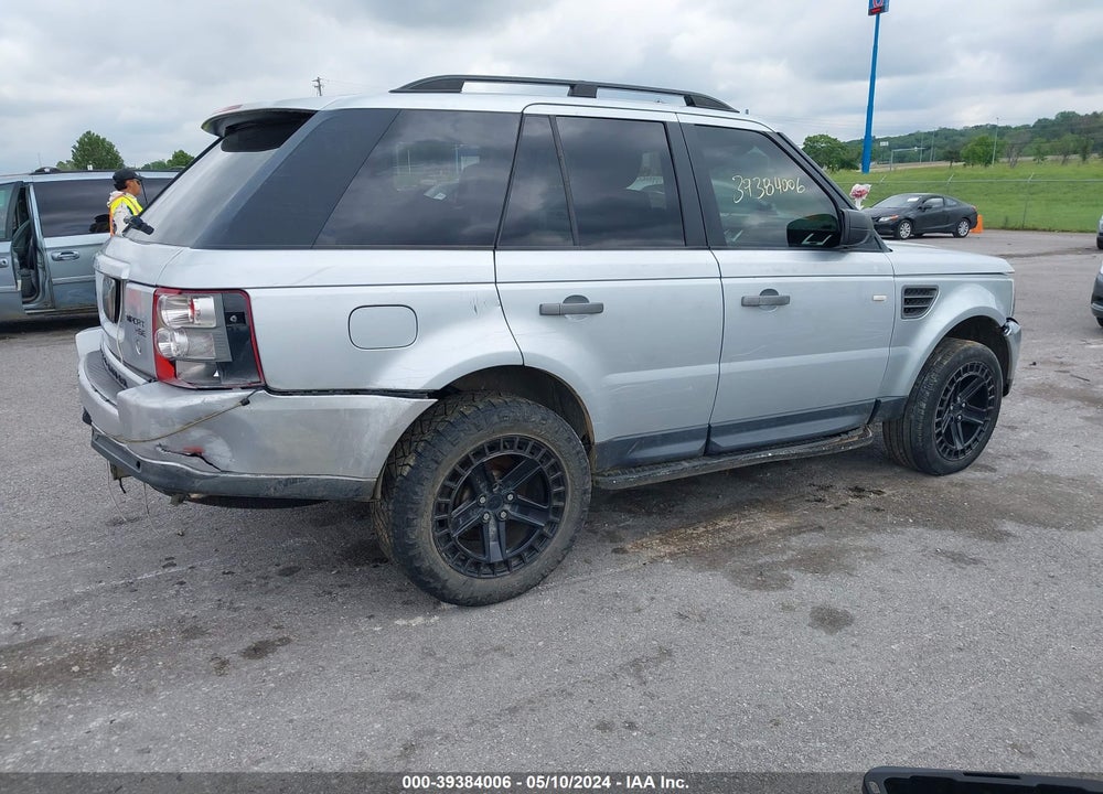 2009 LAND ROVER RANGE ROVER SPORT HSE VIN: SALSK254X9A189878