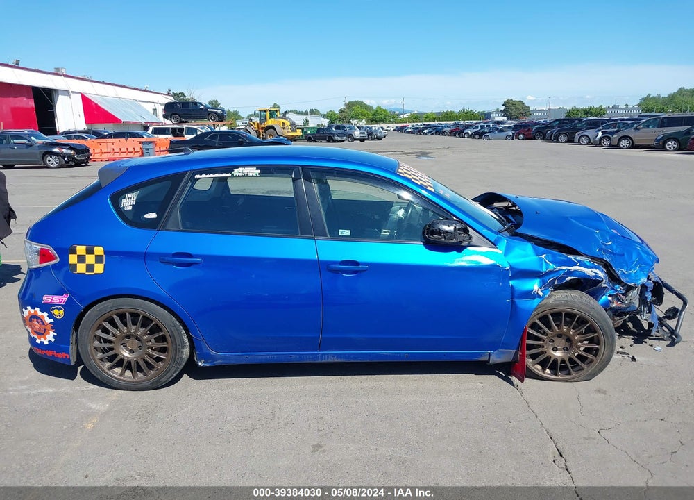 2008 SUBARU IMPREZA VIN: JF1GH75608G807012