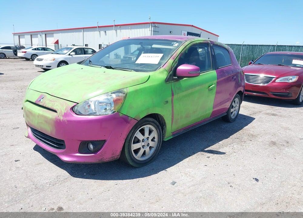 2015 MITSUBISHI MIRAGE ES VIN: ML32A4HJ8FH050006