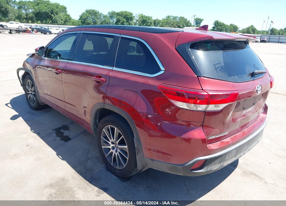 2017 TOYOTA HIGHLANDER SE/XLE VIN: 5TDJZRFH2HS448969