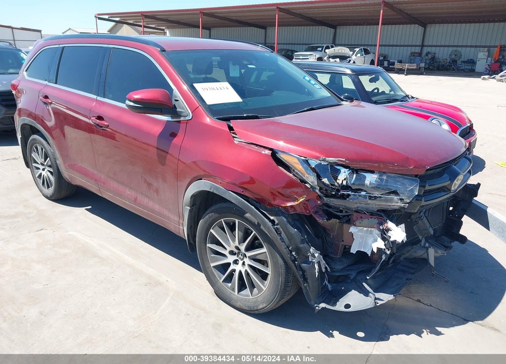 2017 TOYOTA HIGHLANDER SE/XLE VIN: 5TDJZRFH2HS448969