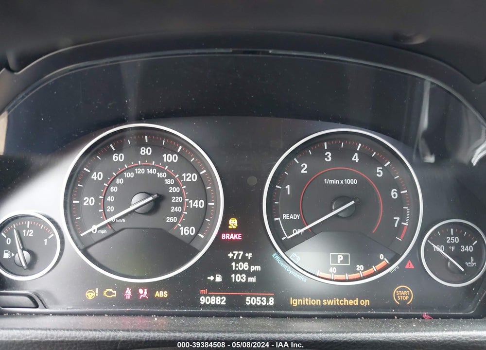2014 BMW 328I VIN: WBA3A5C54EP603317