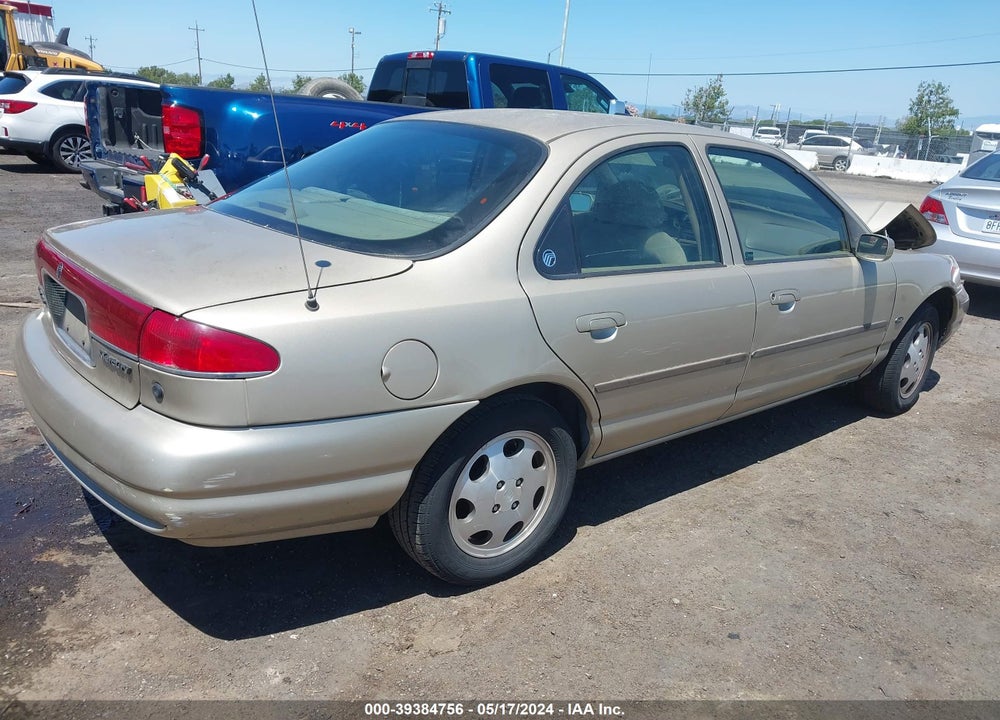 2000 MERCURY MYSTIQUE GS VIN: 1MEFM6534YK610017