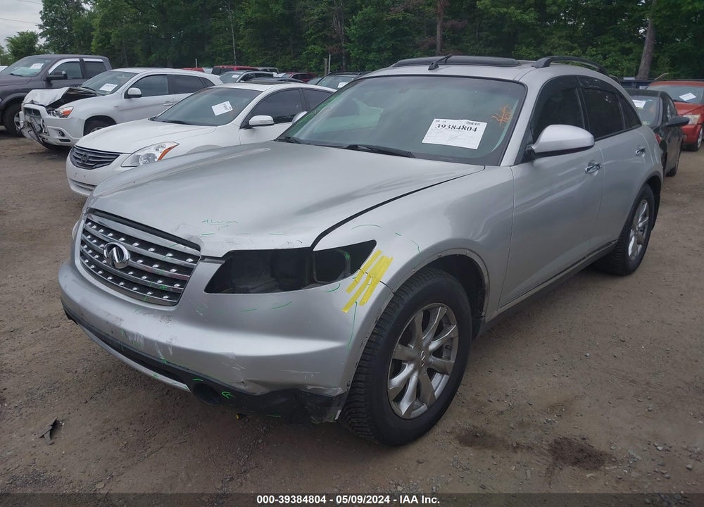 2007 INFINITI FX35 VIN: JNRAS08W67X200244