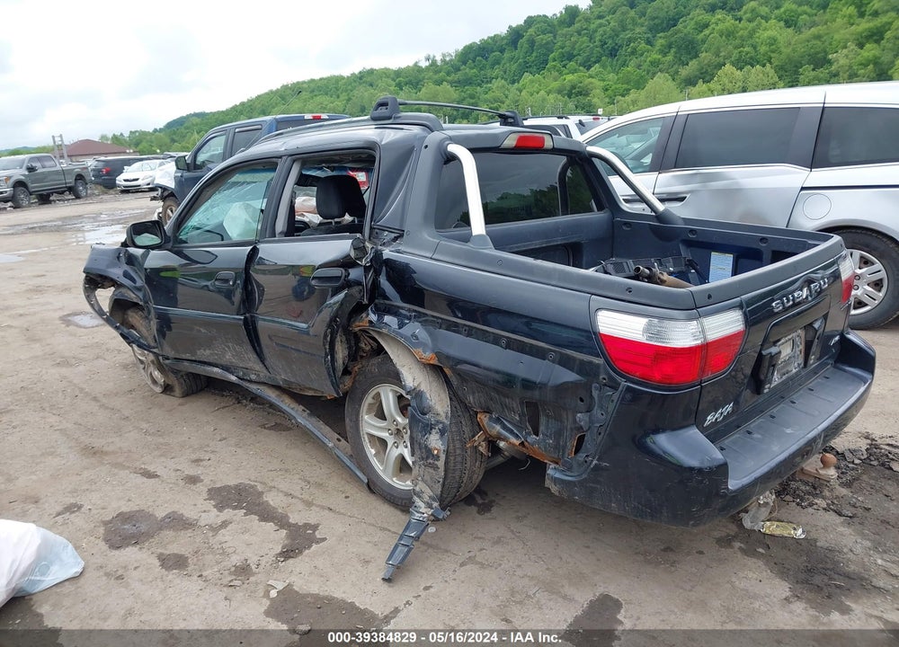 2006 SUBARU BAJA SPORT VIN: 4S4BT62C866105039