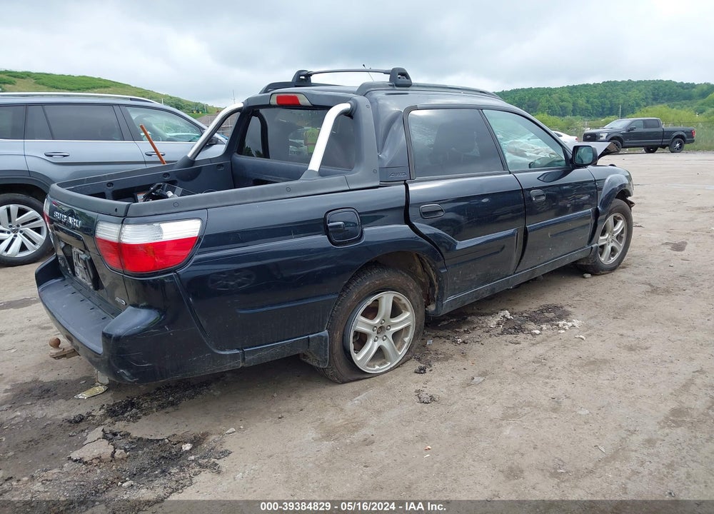 2006 SUBARU BAJA SPORT VIN: 4S4BT62C866105039