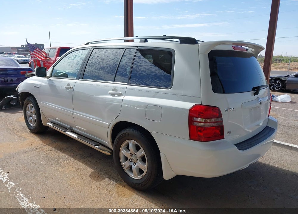 2001 TOYOTA HIGHLANDER V6 VIN: JTEGF21A710011736