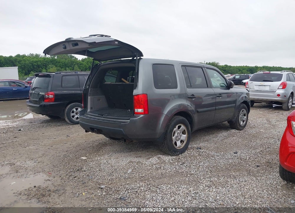 2011 HONDA PILOT LX VIN: 5FNYF4H22BB028742