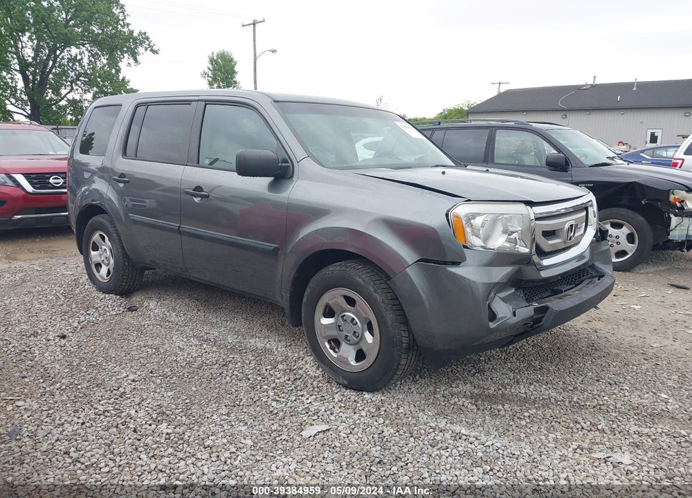 2011 HONDA PILOT LX VIN: 5FNYF4H22BB028742