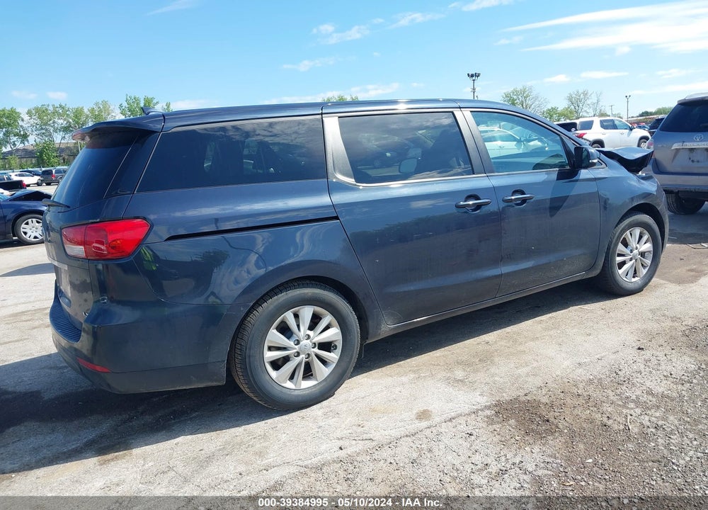 2017 KIA SEDONA LX VIN: KNDMB5C1XH6226858
