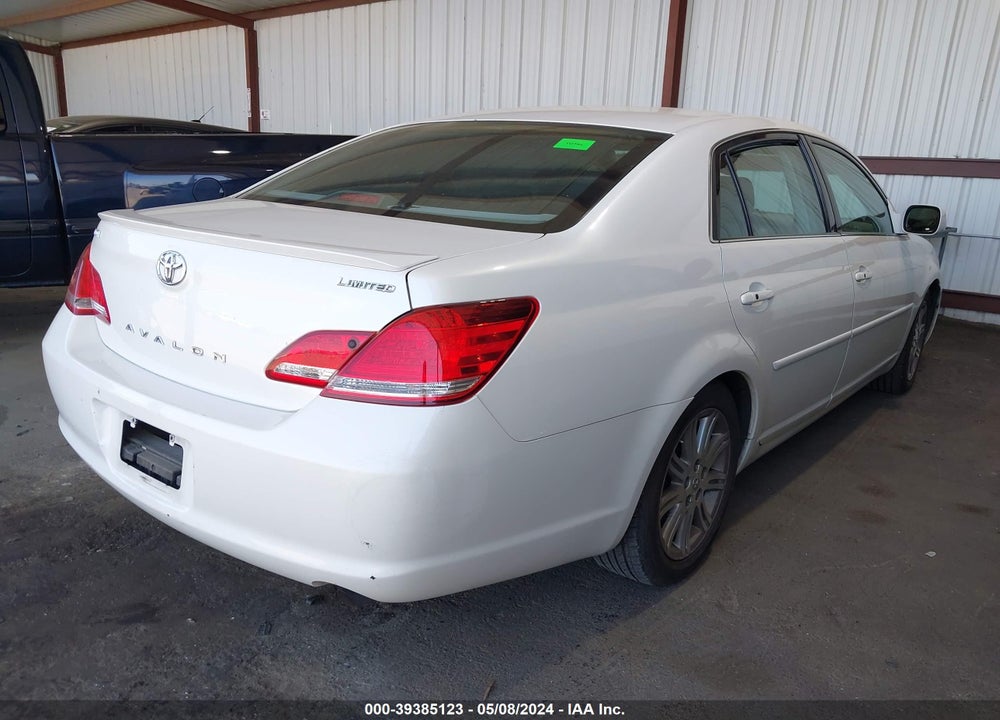 2007 TOYOTA AVALON LIMITED VIN: 4T1BK36B07U200632