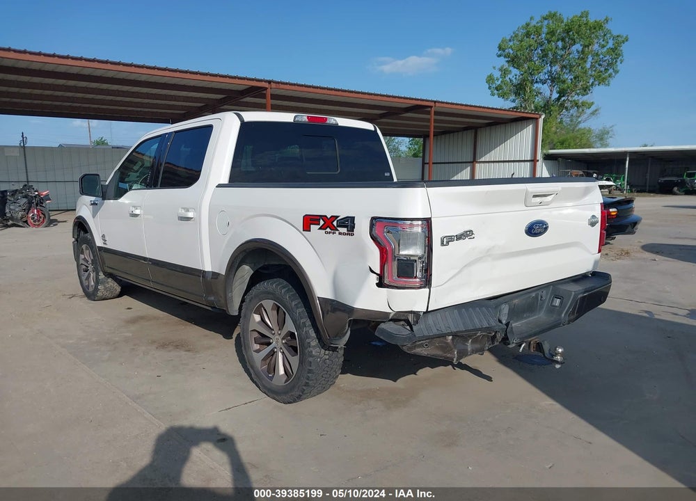 2015 KING FORD F-150  RANCH VIN: 1FTEW1EG9FFC14524