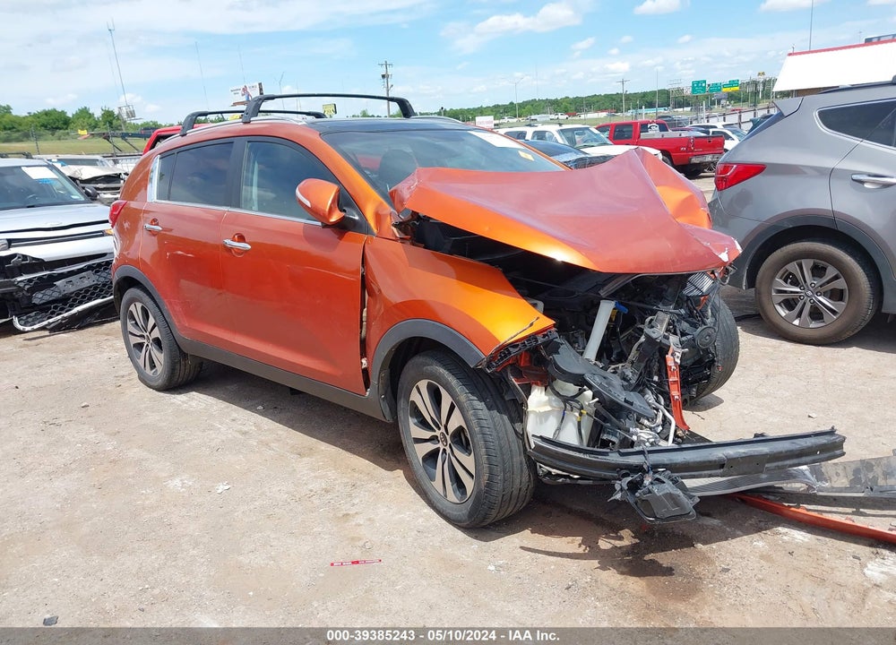 2013 KIA SPORTAGE EX VIN: KNDPC3A2XD7367024