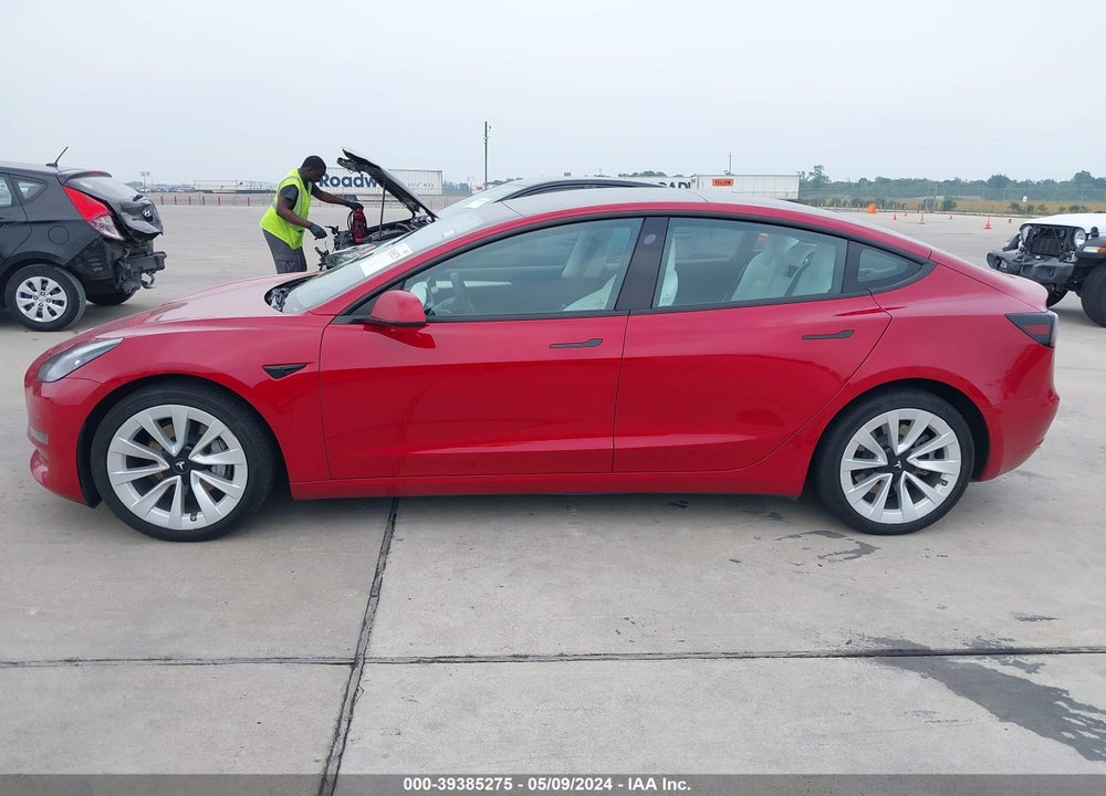 2022 TESLA MODEL 3 LONG RANGE DUAL MOTOR ALL-WHEEL DRIVE VIN: 5YJ3E1EB5NF171270