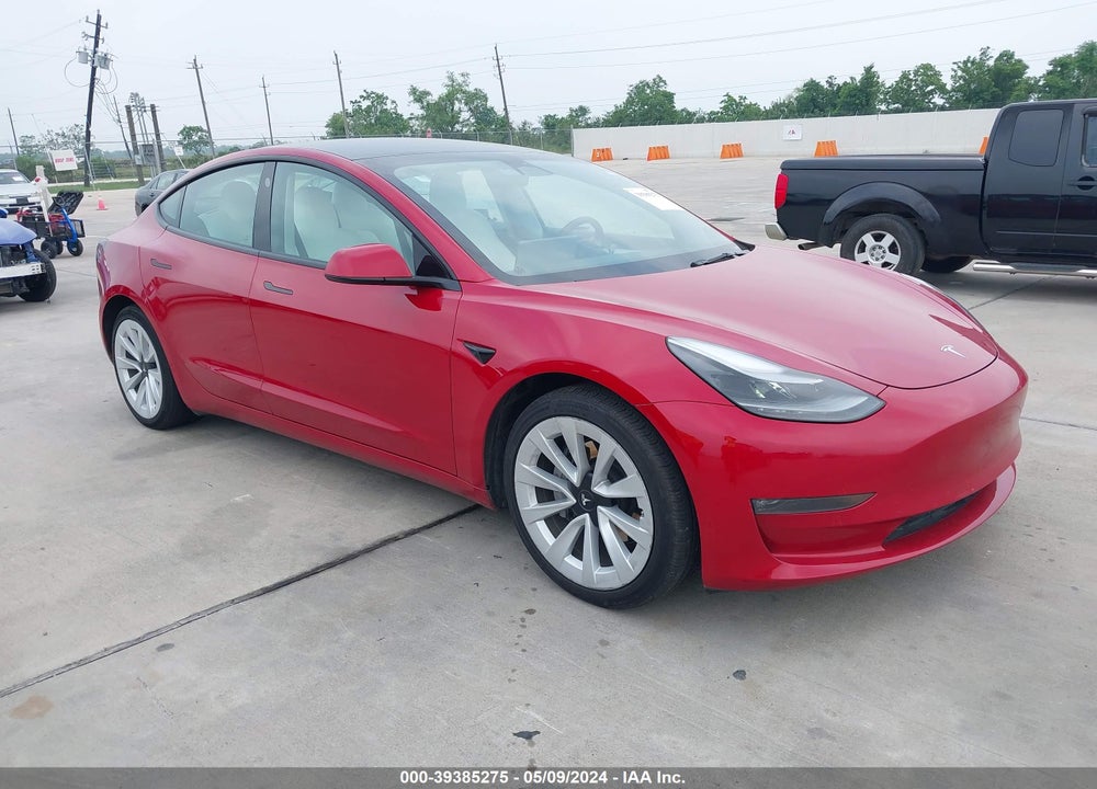 2022 TESLA MODEL 3 LONG RANGE DUAL MOTOR ALL-WHEEL DRIVE VIN: 5YJ3E1EB5NF171270