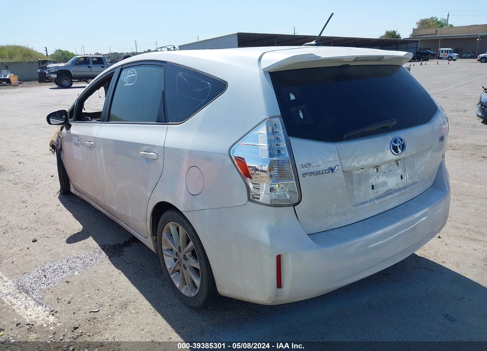 2012 TOYOTA PRIUS V FIVE VIN: JTDZN3EU0C3143300
