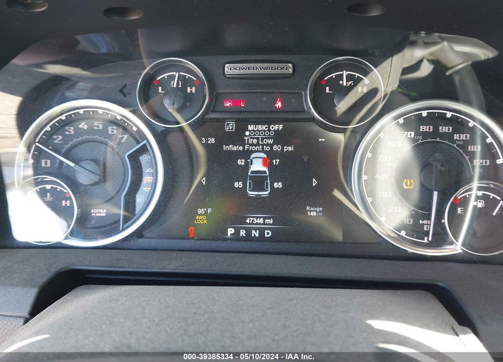 2018 RAM 2500 POWER WAGON VIN: 3C6TR5EJ9JG313635