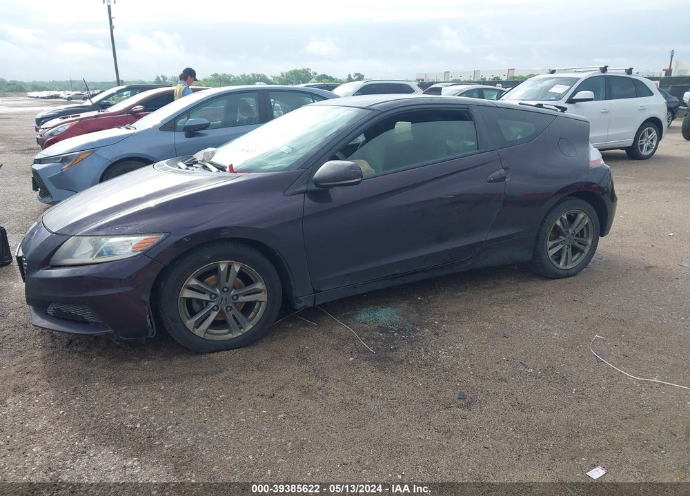 2013 HONDA CR-Z VIN: JHMZF1D45DS000593