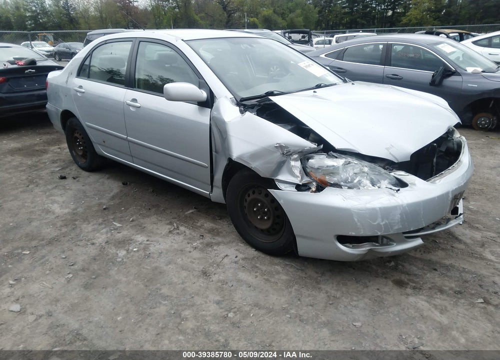 2008 TOYOTA COROLLA LE VIN: 2T1BR32EX8C908837