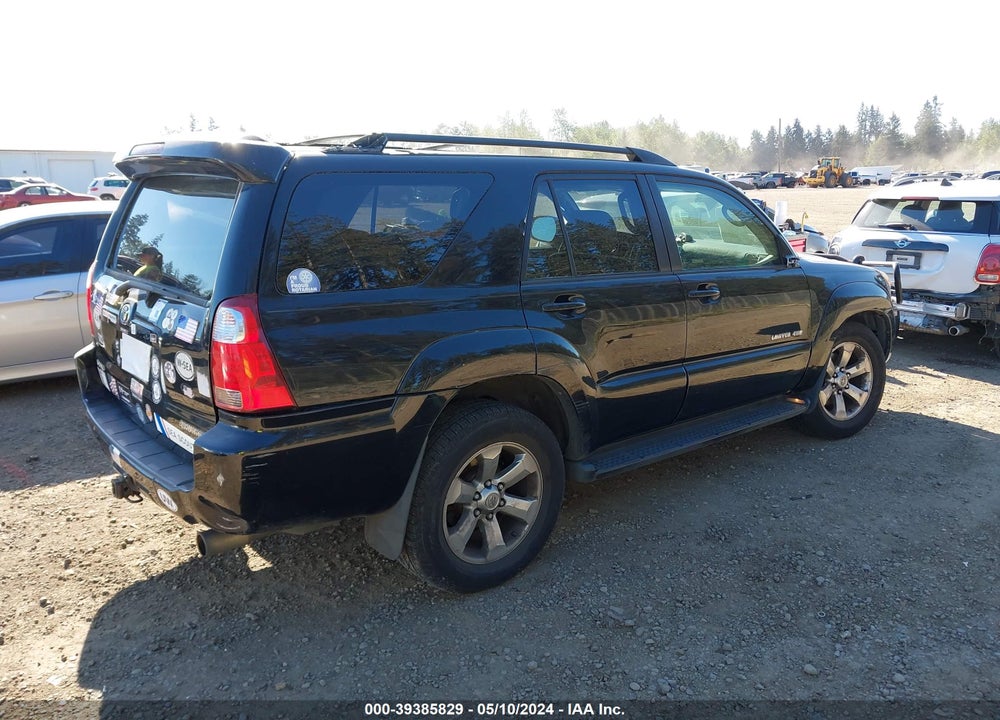 2006 TOYOTA 4RUNNER LIMITED V6 VIN: JTEBU17R160089072