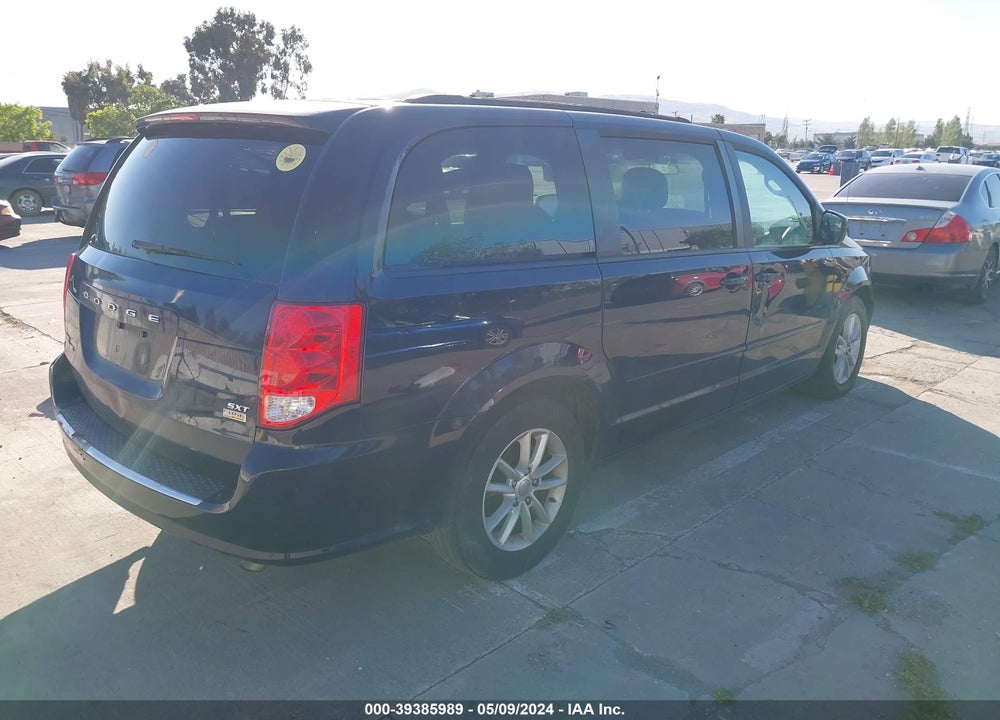 2014 DODGE GRAND CARAVAN SXT VIN: 2C4RDGCG2ER388777