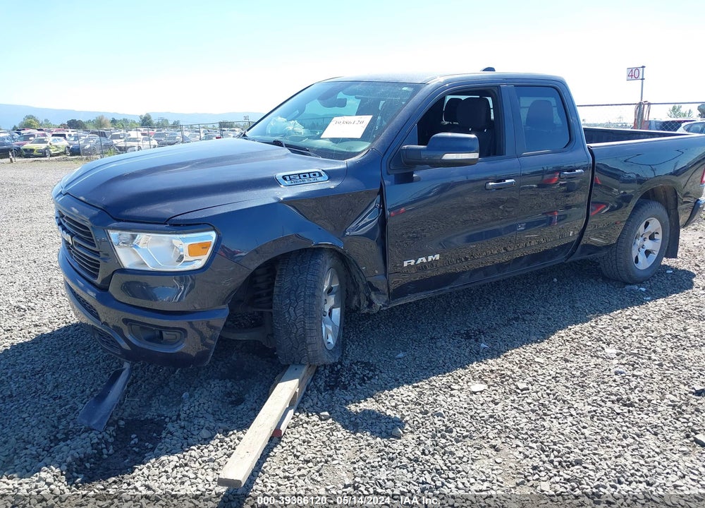 2019 RAM 1500 BIG HORN/LONE STAR QUAD CAB 4X4 6'4 BOX VIN: 1C6SRFBT8KN915393