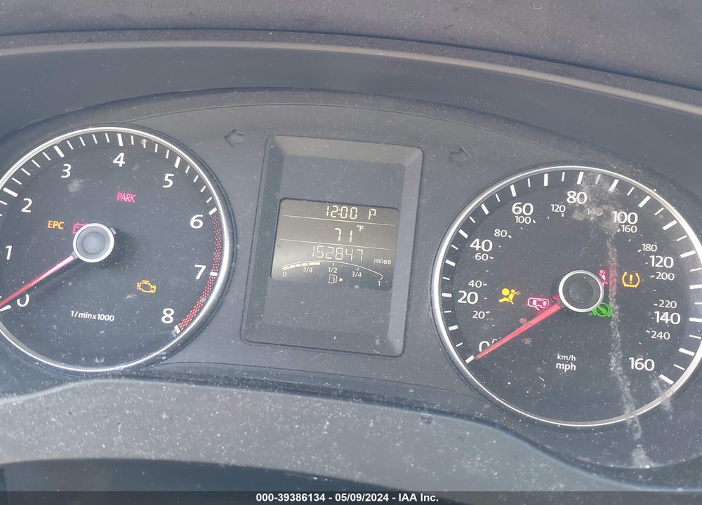 2012 VOLKSWAGEN JETTA 2.5L SE VIN: 3VWDX7AJ7CM351970