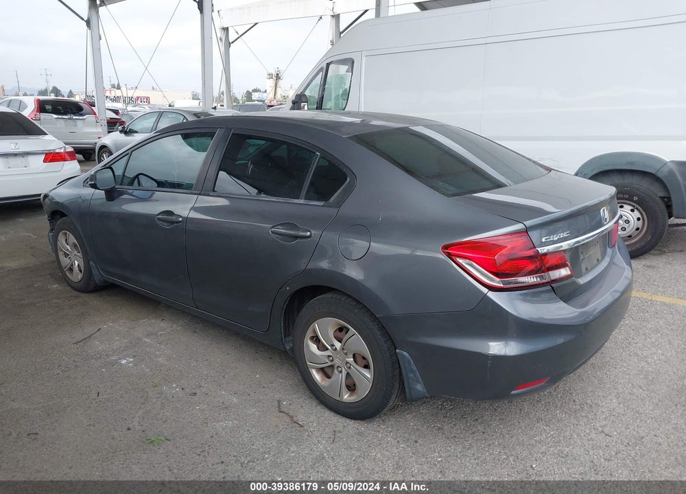 2013 HONDA CIVIC LX VIN: 19XFB2F58DE054033