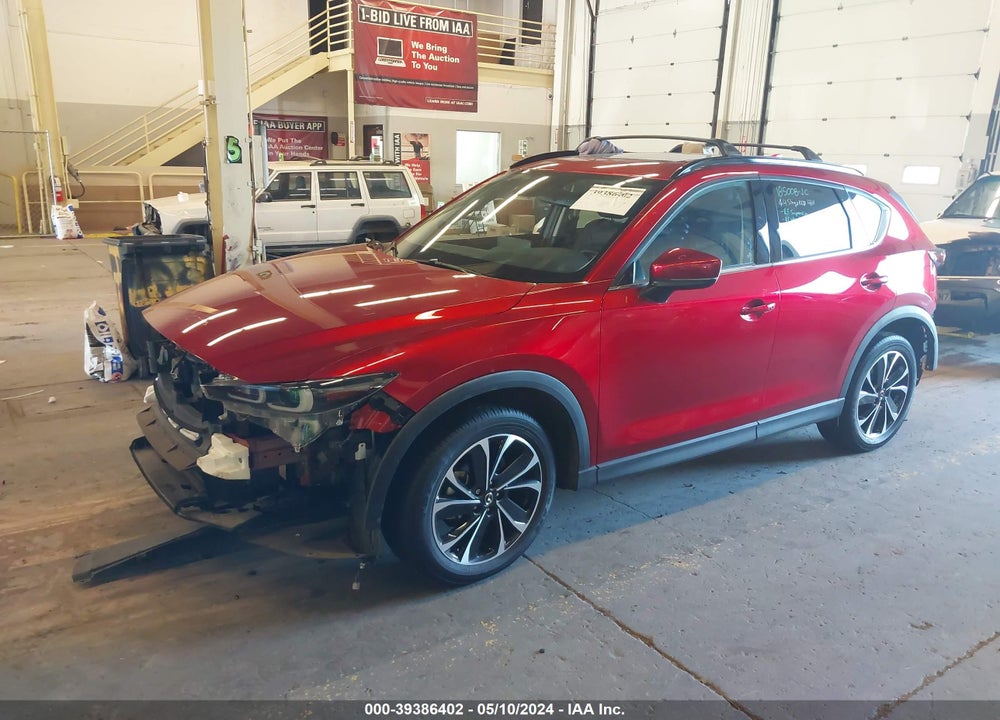 2022 MAZDA CX-5 2.5 S PREMIUM VIN: JM3KFBDM9N0555396