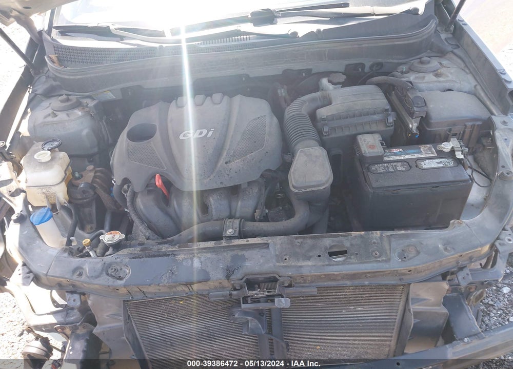 2013 HYUNDAI SONATA GLS VIN: 5NPEB4AC8DH646010