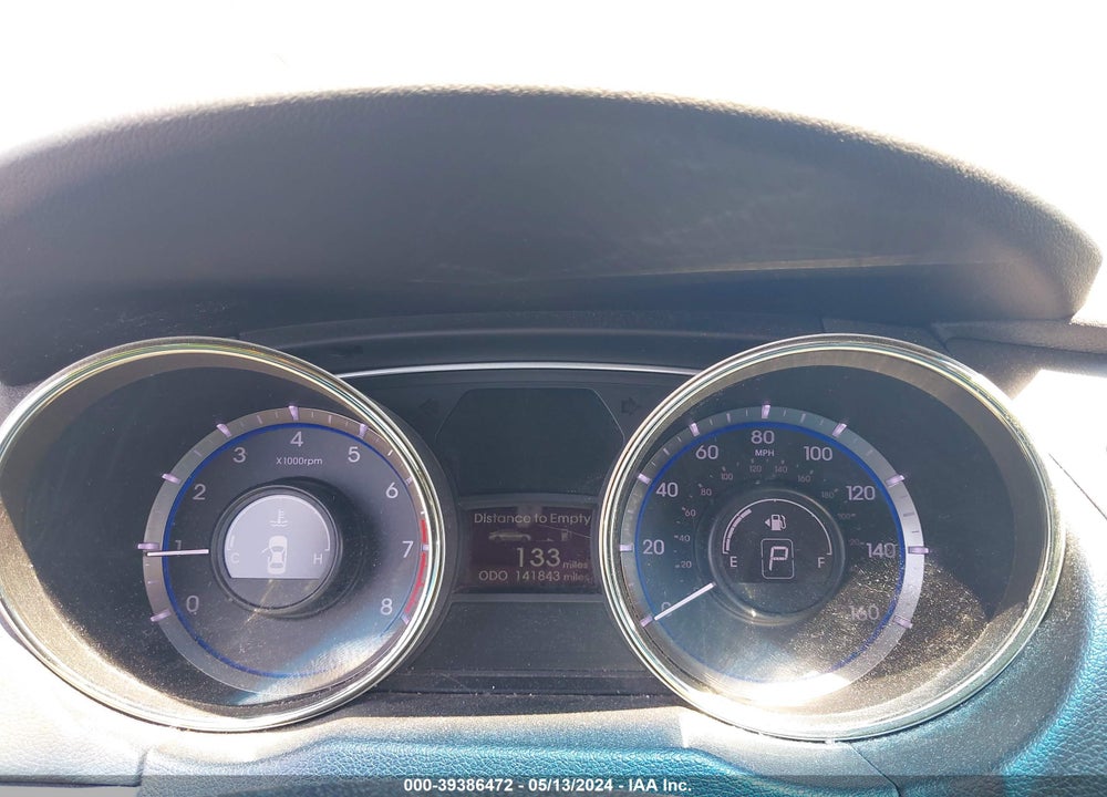 2013 HYUNDAI SONATA GLS VIN: 5NPEB4AC8DH646010